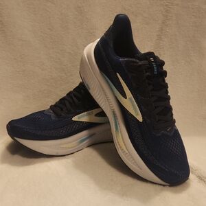 BROOKS GHOST 17 Running Shoes Women Navy/Green/Turquoise